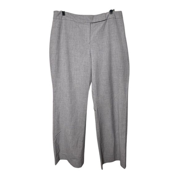 Loft grey Julie dress trouser pants size 10 polyester blend - Picture 2 of 9
